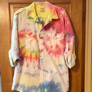 Tie-Dye Long Sleeve Shirt